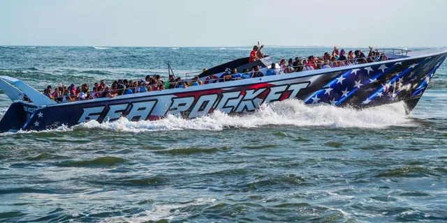 Ocean City Speedboat Tour with Dolphin Spotting 45 min - Image 1
