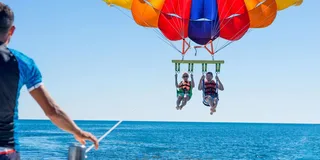 Destin Parasailing Flight Above the Gulf