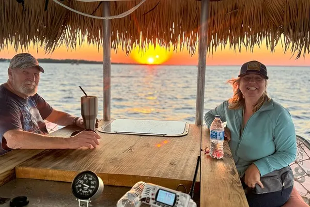 Panama City Beach Sunset Tiki Boat Tour 90 Min - Image 1