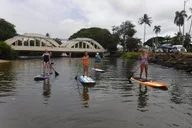 Haleiwa Stand Up Paddle Lesson and Tour 2 hr thumbnail 5