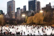 New York City Ice Skating at Wollman Rink thumbnail 1