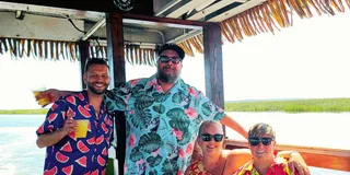 Tybee Island Tiki Boat Sunset Cruise