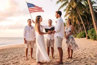 Miami Beach Wedding or Vow Renewal Ceremony thumbnail 2