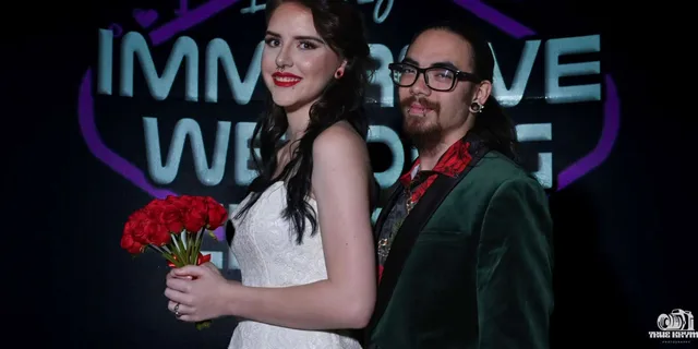 Las Vegas Gothic Wedding Ceremony with Photography - Image 2