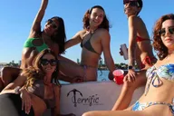 Miami Island Hopping Boat Trip with Floating Mat thumbnail 1