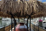 Key West Tiki Party Boat Rental with Slide thumbnail 2
