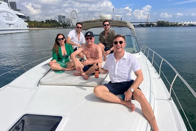 Miami Boat Rental with Captain at Sunset - Image 3