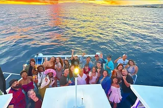 Waikiki Beach Sunset and Firework Cruise