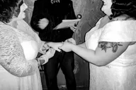 Las Vegas Gothic Wedding Ceremony with Photography thumbnail 3