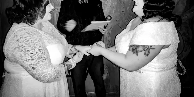 Las Vegas Gothic Wedding Ceremony with Photography - Image 3