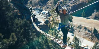 Idaho Springs Via Ferrata Climbing Experience