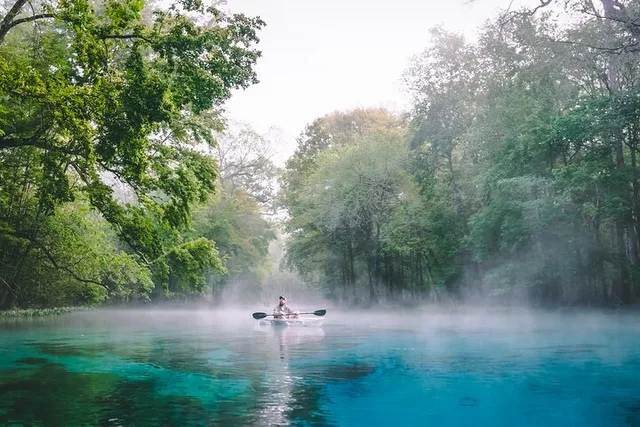Gilchrist Blue Glass Bottom Kayak Eco Tour 2 hr - Image 1