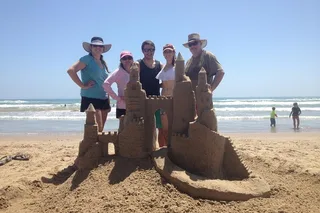 Galveston Sand Castle Lesson