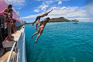 Waikiki Sunset Sailing Catamaran Swim Adventure 2 hr thumbnail 5