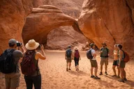 Moab Arches National Park Sunset Tour 3 Hr thumbnail 3