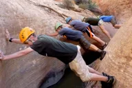 Moab Chamisa Canyon Canyoneering Adventure 5 hr thumbnail 3
