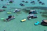 Destin Crab Island Pontoon Charter with Double Slides thumbnail 6