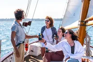 Newport Sunset Sail on Classic Sailboat thumbnail 3