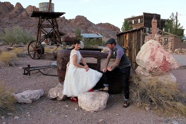 Nelson Ghost Town Wedding Ceremony - Image 1