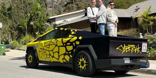 Los Angeles Hollywood Sign Tesla Cybertruck Tour