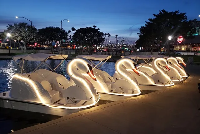 Long Beach Swan Boat Rental at Rainbow Lagoon - Image 1