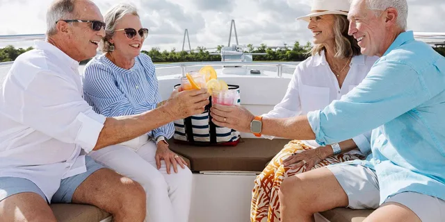 Charleston Harbor Dolphin Watching Sunset Cruise - Image 4