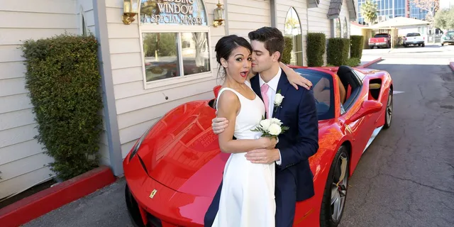 Las Vegas Drive-Up Wedding Ceremony - Image 1