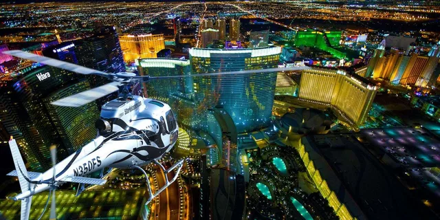 Las Vegas Helicopter Night Strip Flight - Image 1