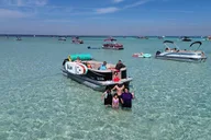 Destin Crab Island Charter with Inflatables 4 hr thumbnail 3