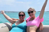 Fort Walton Pontoon Boat Rental to Crab Island 4 hr thumbnail 3