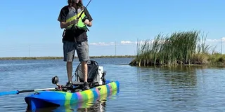 New Orleans Kayak Fishing in Bayou Bienvenue