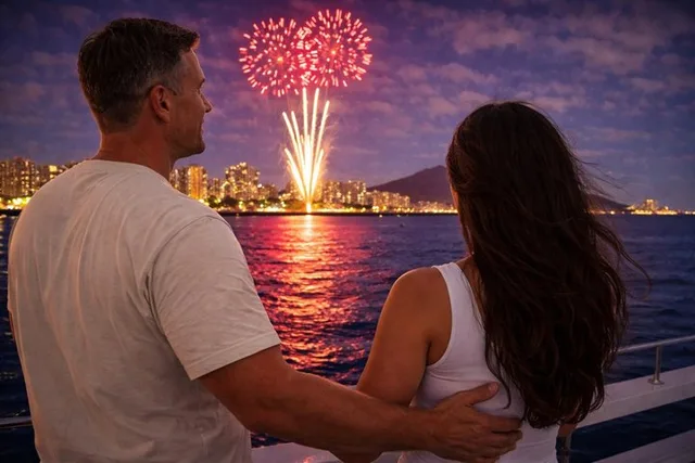 Oahu Fireworks Boat Cruise - Image 4