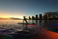 Honolulu Stand-Up Paddle Glowga Yoga Class thumbnail 3