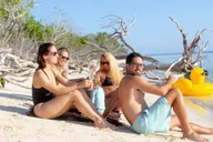 Key West Private Boat Charter with Dolphin Tour and Snorkeling thumbnail 3