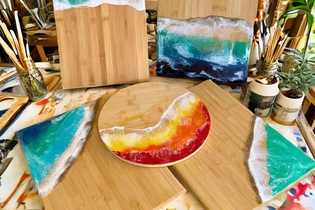 Paia Epoxy Resin Cheese Board Art Class 90 min - Image 2