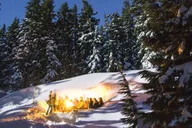 Bend Snowshoeing Tour and Bonfire thumbnail 2