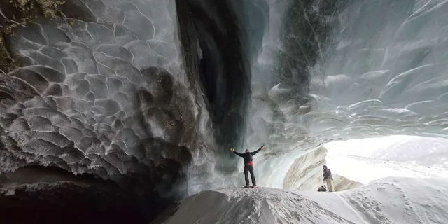 Fairbanks Snowshoe Hike to Castner Glacier Ice Cave - Image 1