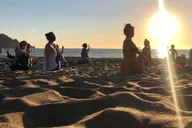 San Francisco Silent Disco Yoga at Baker Beach thumbnail 3