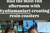 Maui Resin Coaster Workshop thumbnail 4