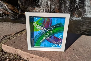 Estes Park Wildlife Shadow Box Art Class