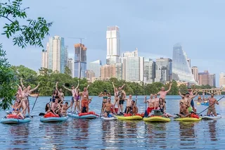 Austin Paddleboarding Tour at Springs and Party Island