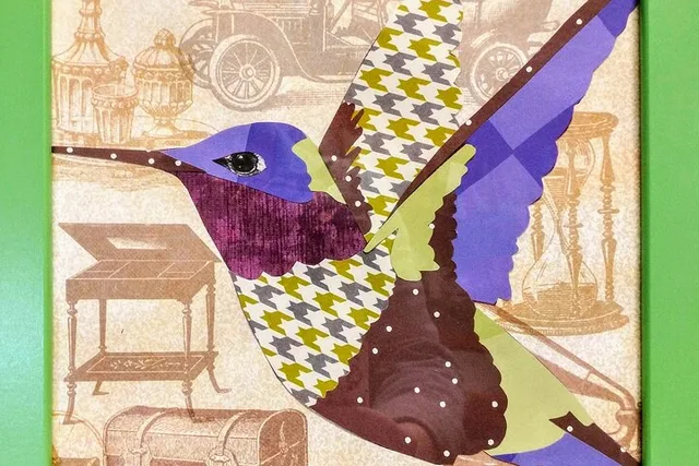 Estes Park Wildlife Collage Art Class - Image 4