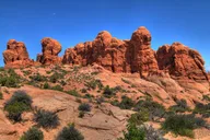 Moab Scenic Drive in Arches National Park at Sunset thumbnail 4