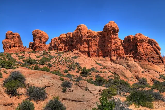 Moab Scenic Drive in Arches National Park at Sunset - Image 4