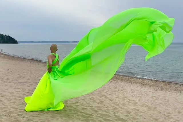 Traverse City Flying Dress Photo Shoot - Image 3