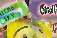Chicago Spray Paint and Sip Workshop 1.5 hr thumbnail 4