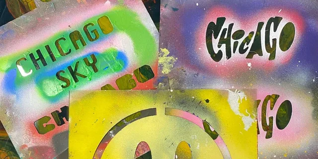 Chicago Spray Paint and Sip Workshop 1.5 hr - Image 4