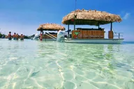Key West Sandbar Cruise on a Tiki Bar Boat 4 hr thumbnail 2