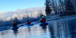 Palmer Kayaking Experience in Cold Weather