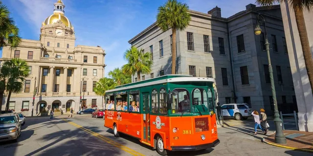 Savannah Old Town Hop-On Hop-Off Trolley Tour - Image 1